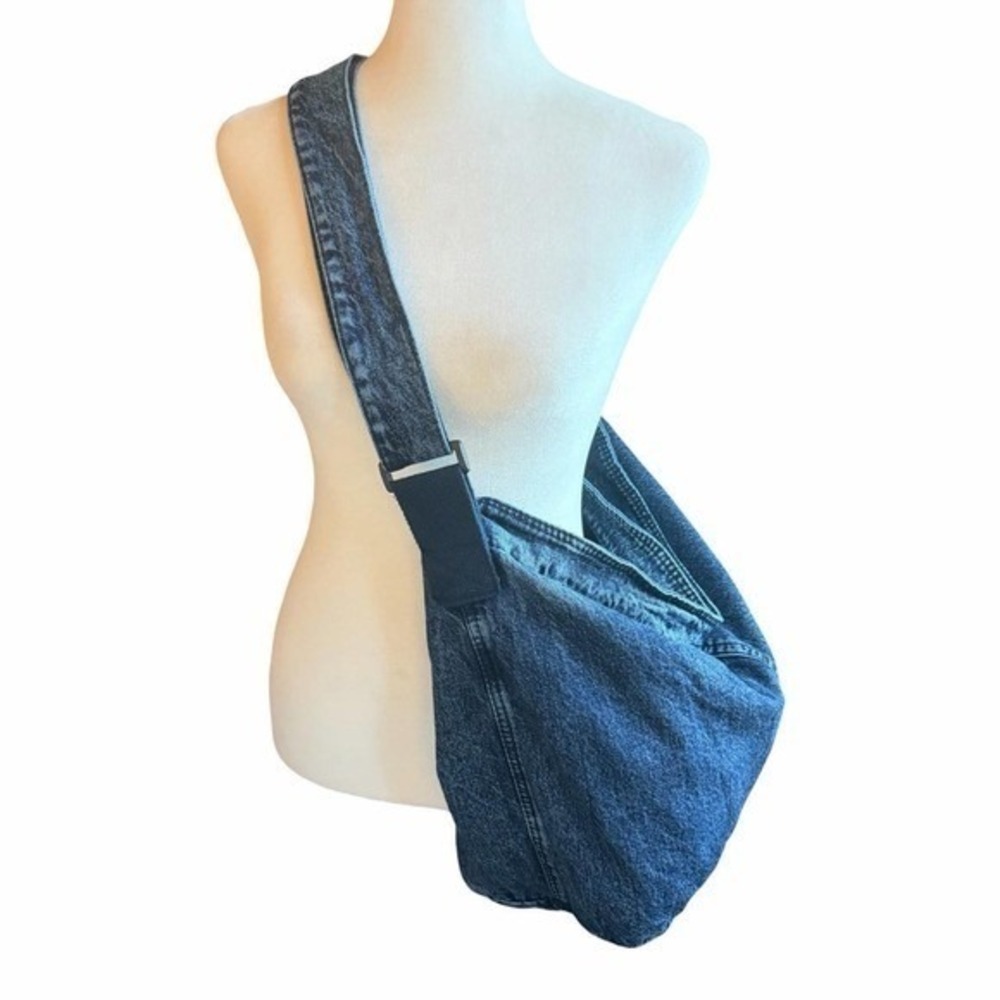 Lightweight Denim Crossbody Tote / Shoulder Bag - NWT